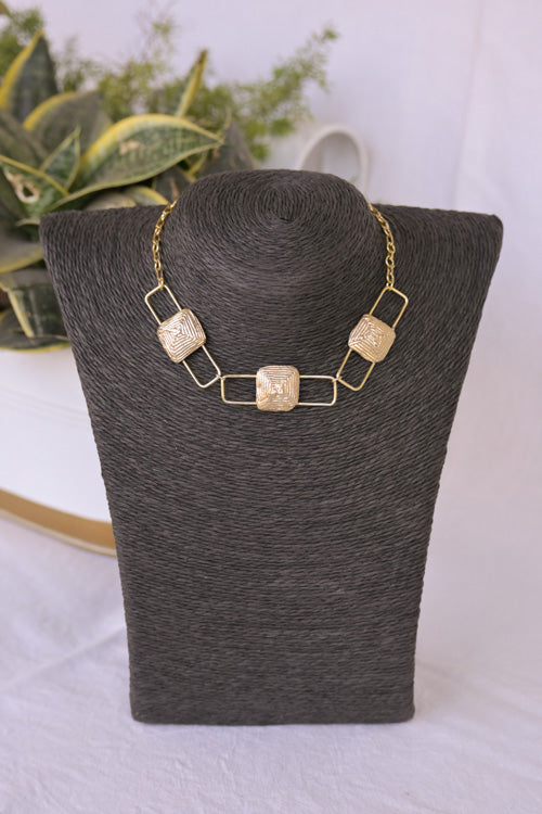 Miharu Reva Dhokra Necklace