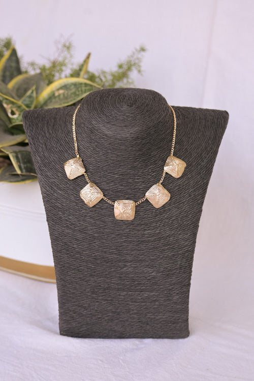 Miharu Vritti Dhokra Necklace