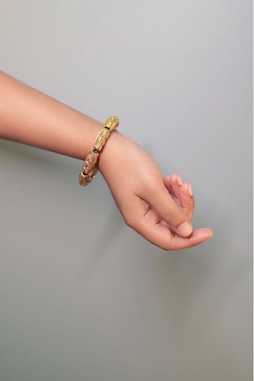 Miharu Handmade Brass Finesse Bracelet