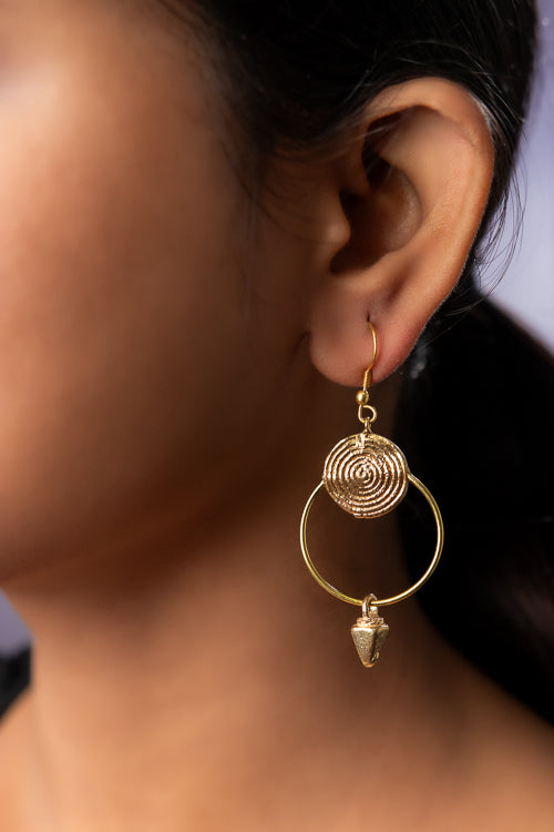 Miharu Neelima Dhokra Earrings
