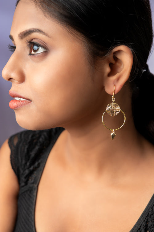 Miharu Neelima Dhokra Earrings