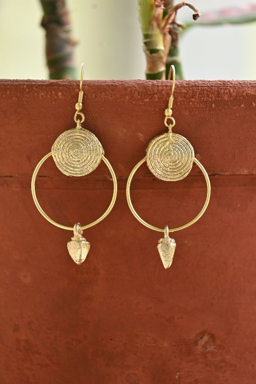 Miharu Neelima Dhokra Earrings