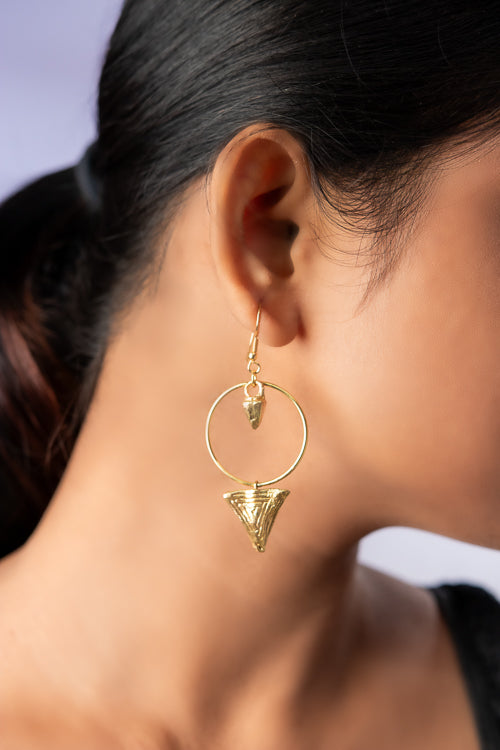 Miharu Prisha Dhokra Earrings