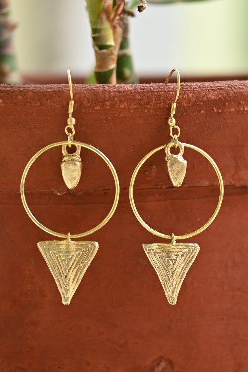 Miharu Prisha Dhokra Earrings