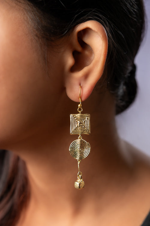 Miharu Aarohi Dhokra Earrings