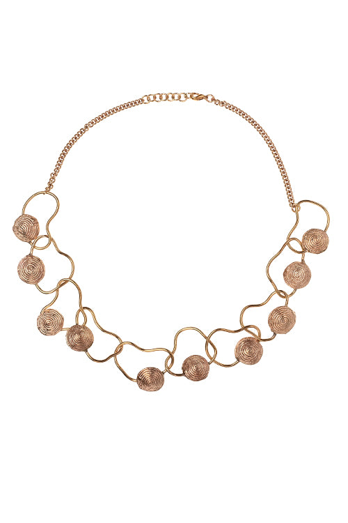 buy dokra choker necklace online