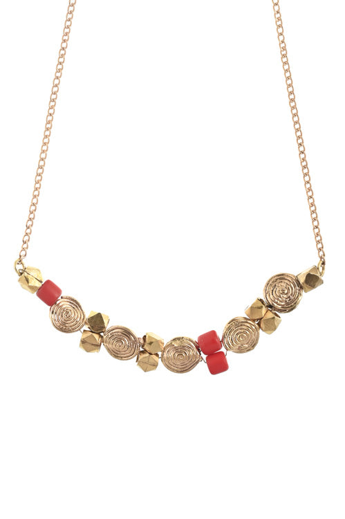 Brass necklace online