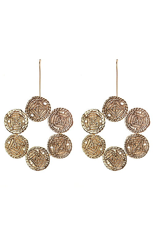brass earring online