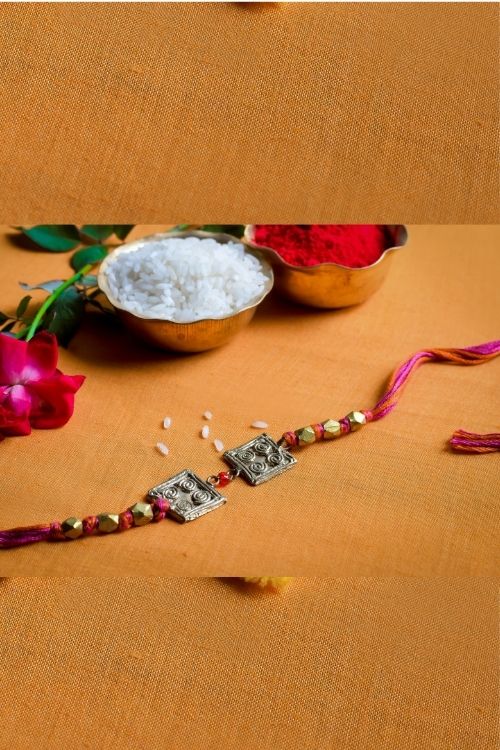 Miharu Handmade Thread Rakhi RH010
