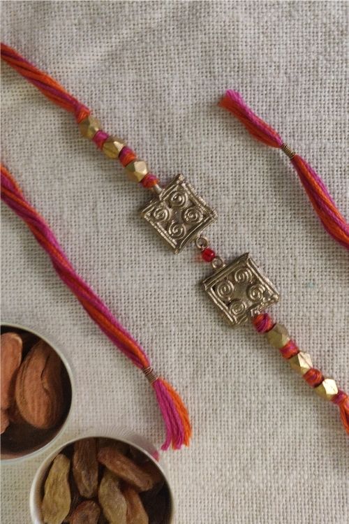 Miharu Handmade Thread Rakhi RH010