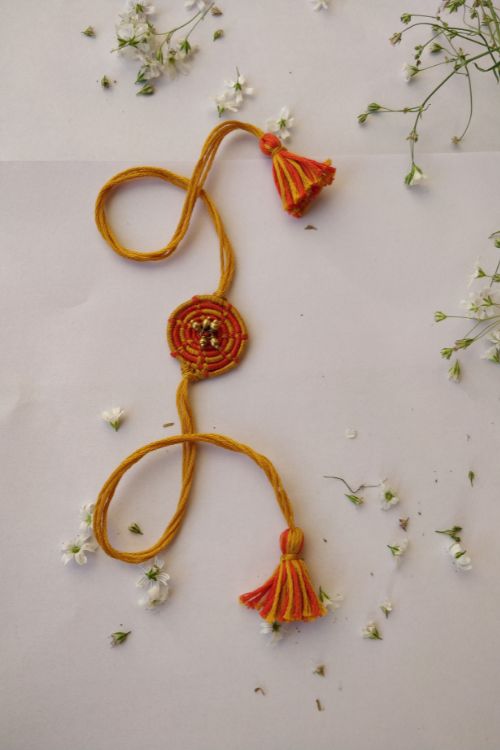 Miharu Handmade Thread Rakhi RH2404