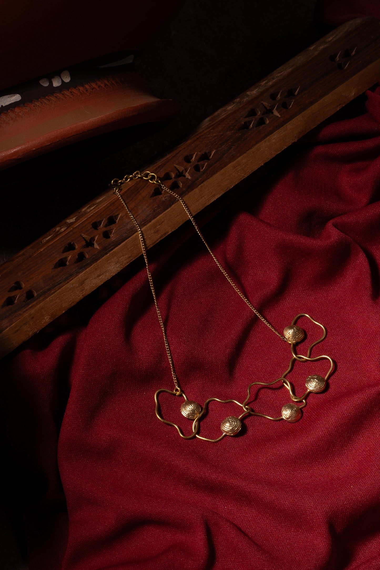 Miharu Charita Dhokra Necklace