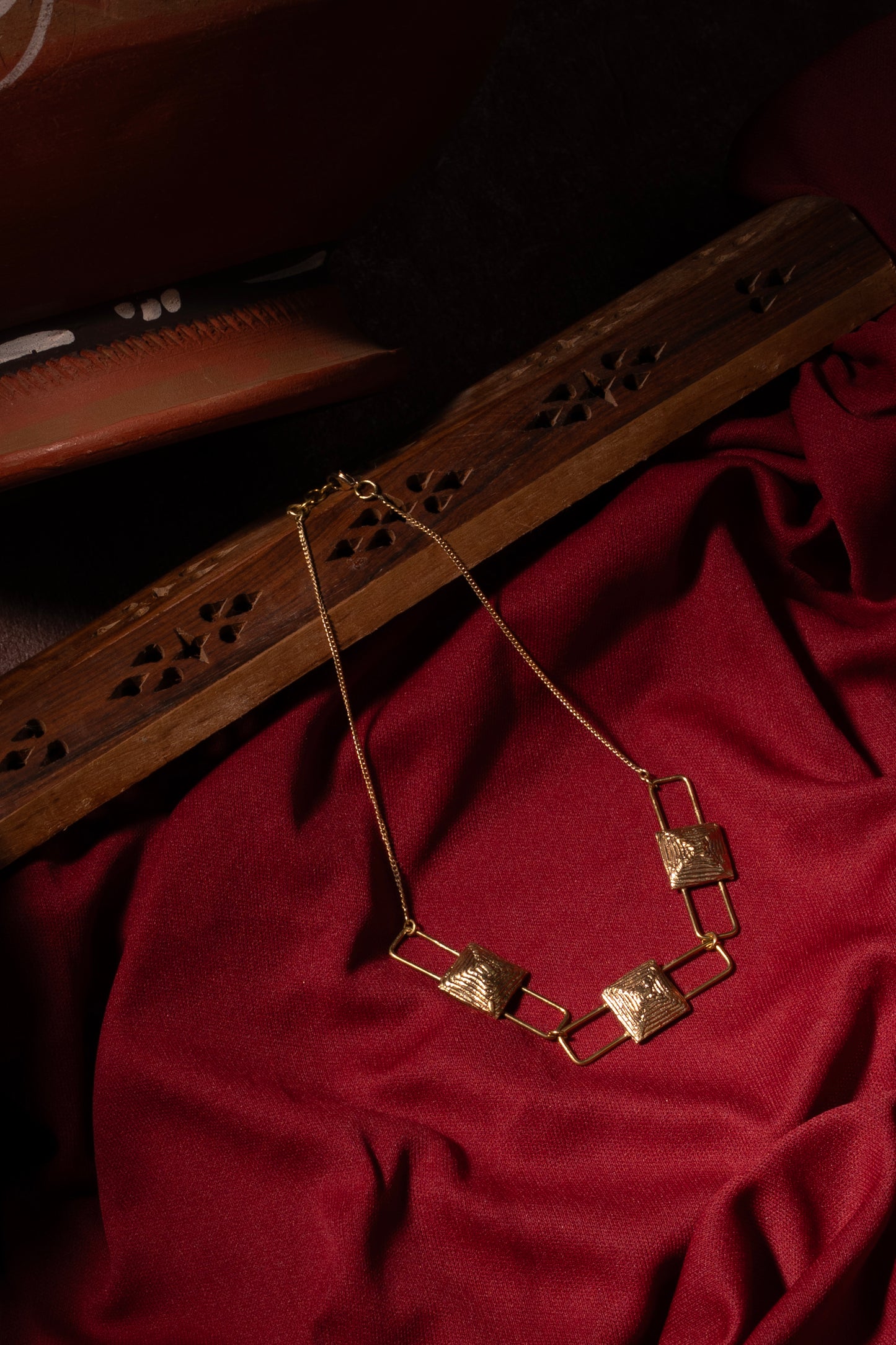 Miharu Reva Dhokra Necklace