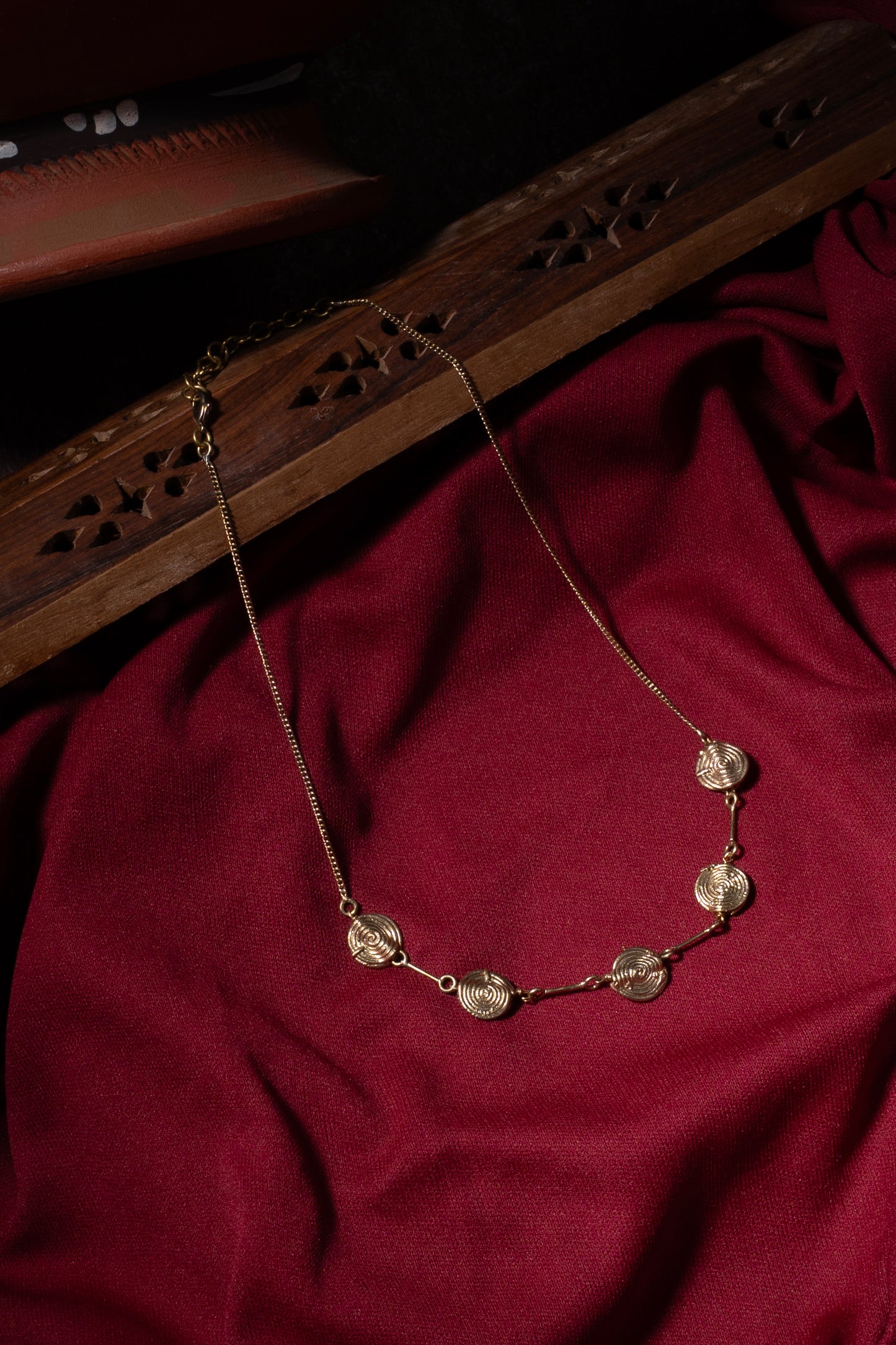 Miharu Svara Dhokra Necklace
