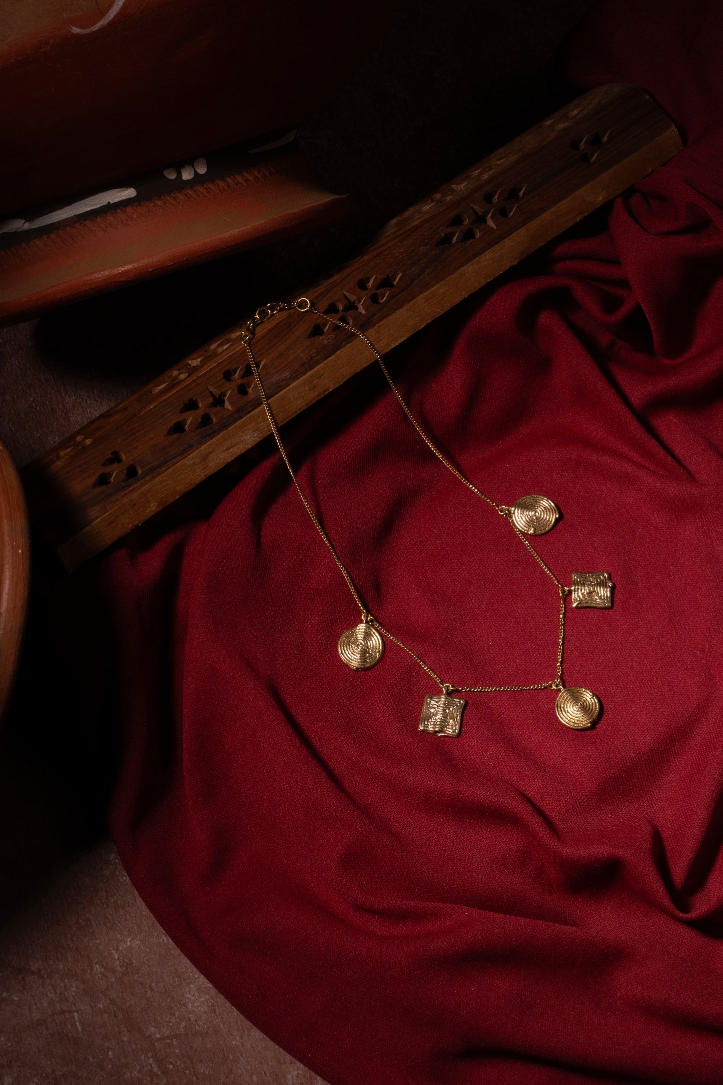 Miharu Vedika Dhokra Necklace