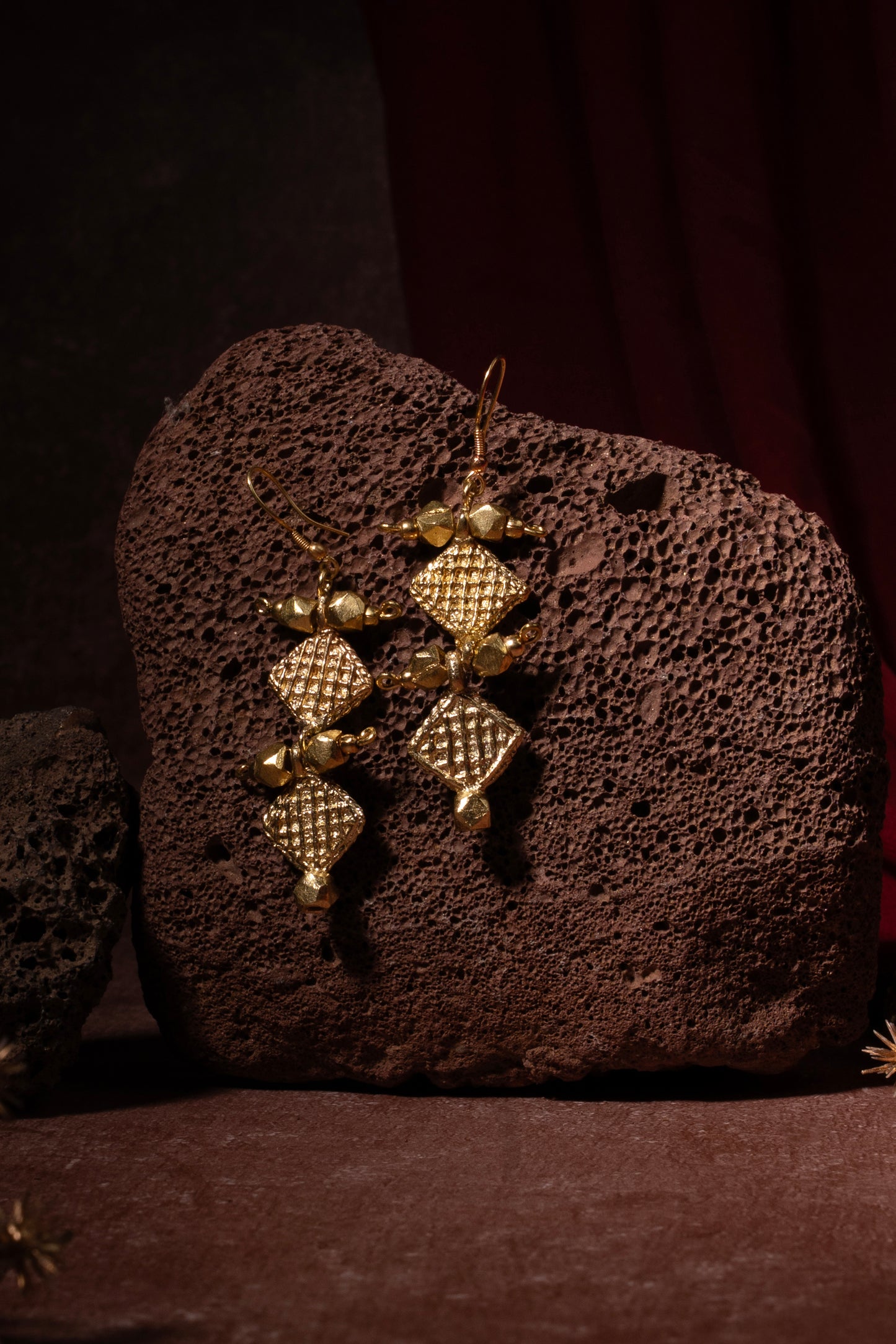 Miharu Ruhani Dhokra Earrings