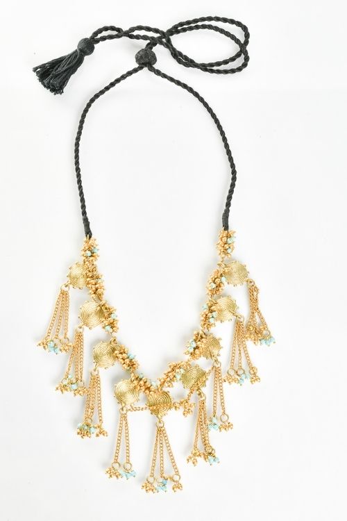Rati Semi-precious Brass Necklace CD1957