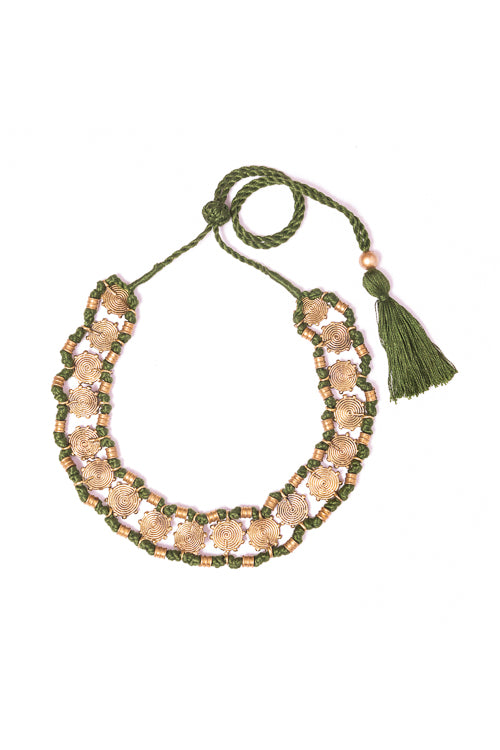 Dokra Handcrafted Thread Choker