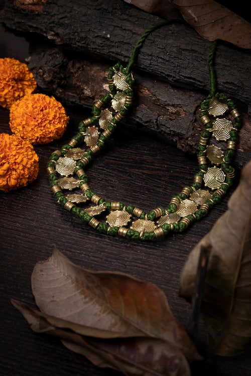 Dokra Handcrafted Thread Choker