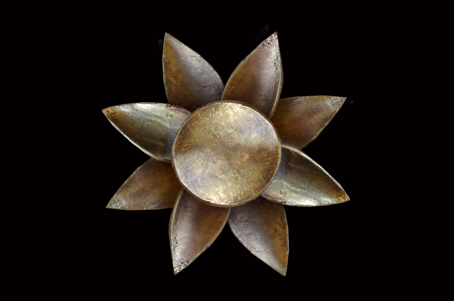 Dhokra Lotus Candle Stand