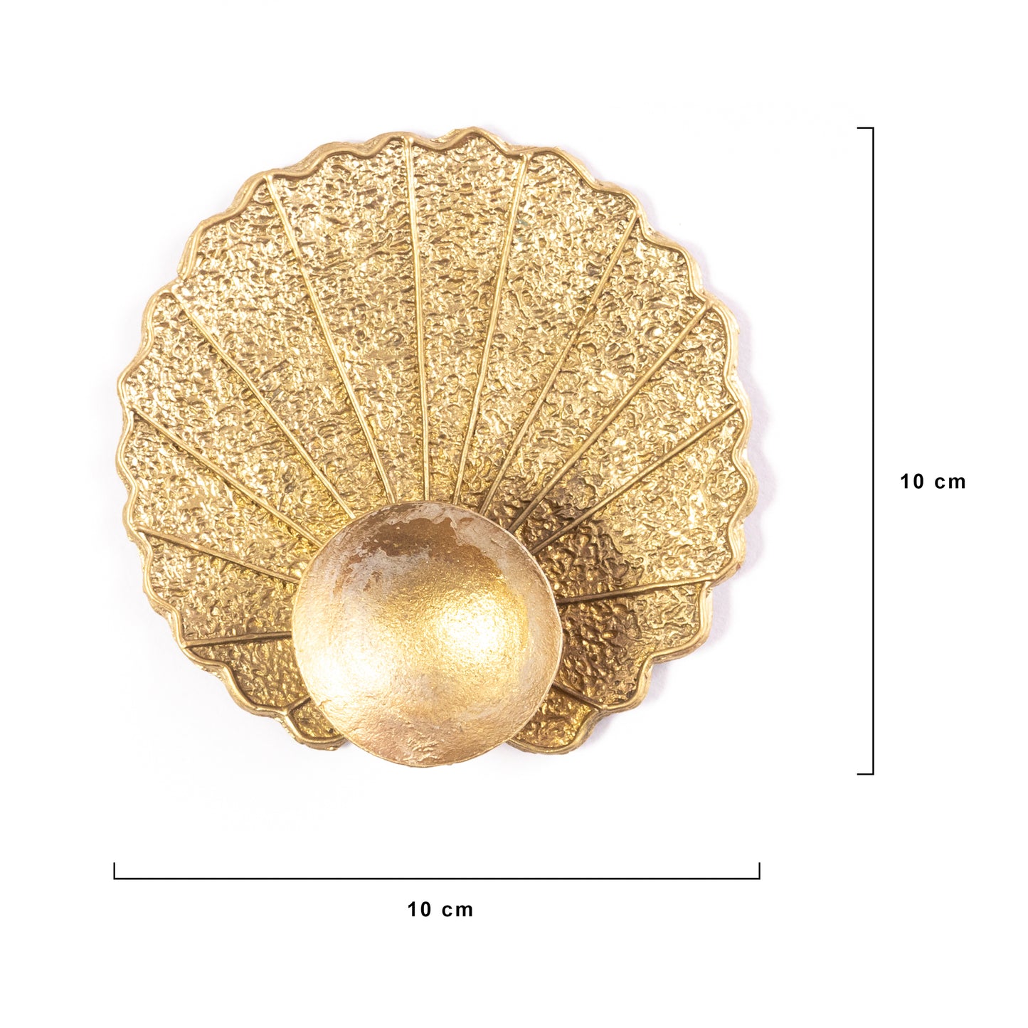 Dhokra Lotus Leaf Candle Stand