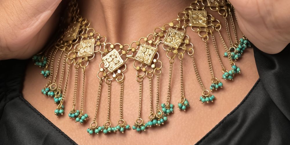 Buy Brass Jewellery Online Dokra Jewellery Online Miharu Crafts