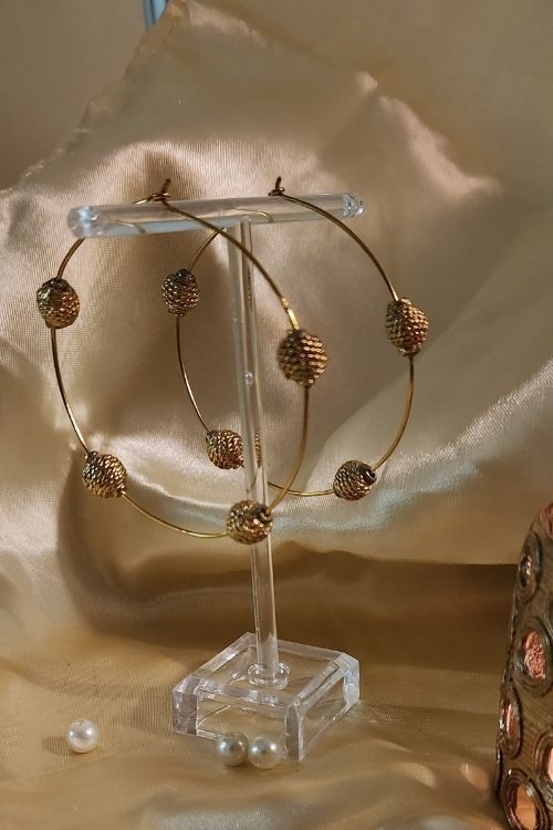 Dhokra Wire Hoops