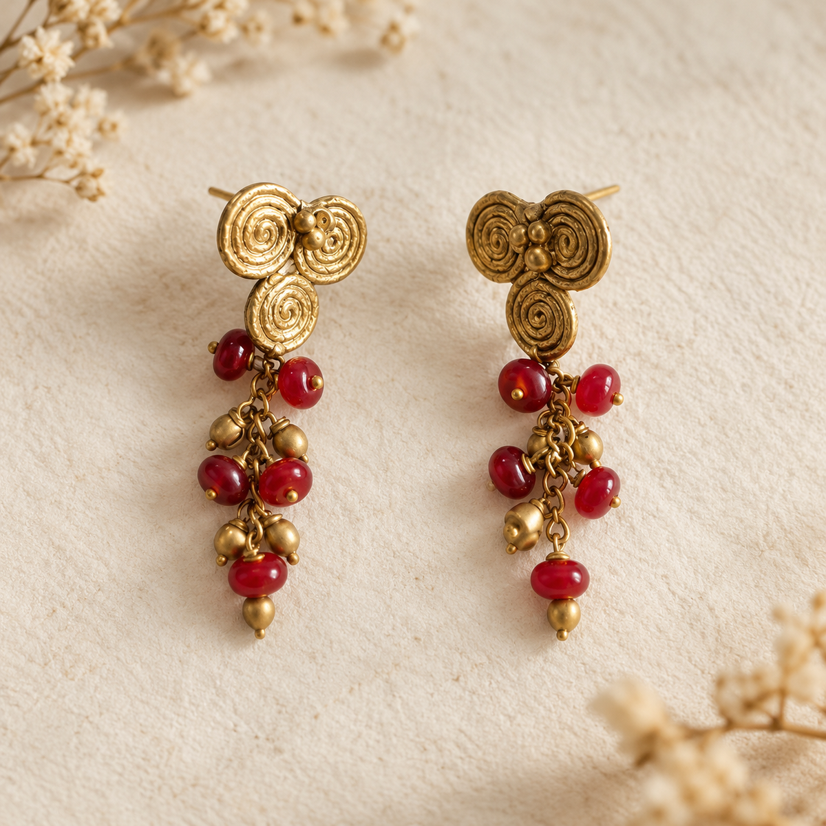 Miharu Vanya Dokra Earrings