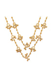 Miharu Glamorous Ghungroo Brass Necklace