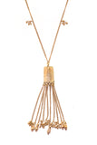 Miharu Royal Filigree Brass Necklace