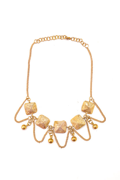 Miharu Venus's Radiance Brass Necklace