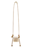 Miharu Geometric Delight Brass Necklace