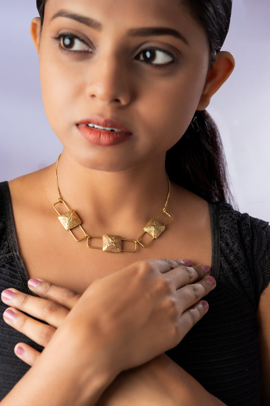 Miharu Reva Dhokra Necklace