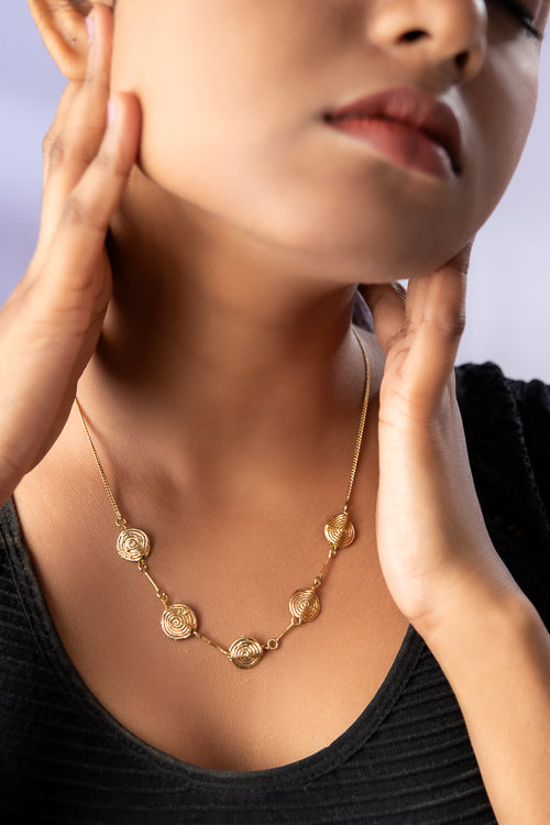 Miharu Svara Dhokra Necklace