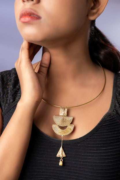 Miharu Oorja Dhokra Necklace