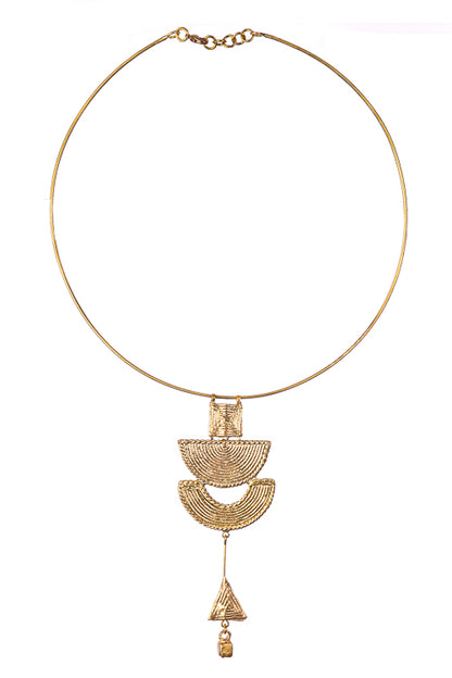 Miharu Oorja Dhokra Necklace