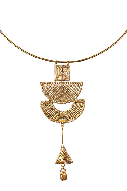 Miharu Oorja Dhokra Necklace