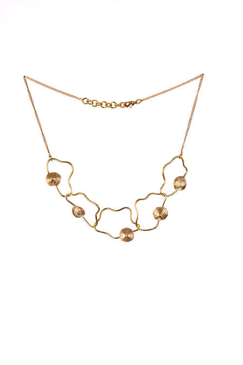 Miharu Charita Dhokra Necklace