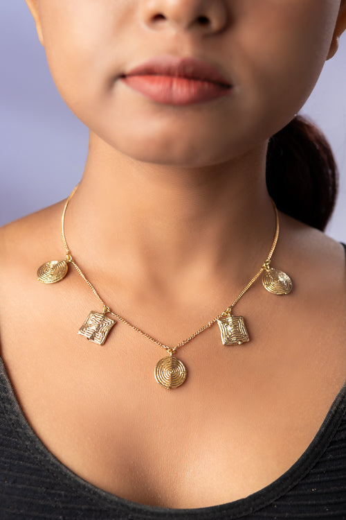 Miharu Vedika Dhokra Necklace
