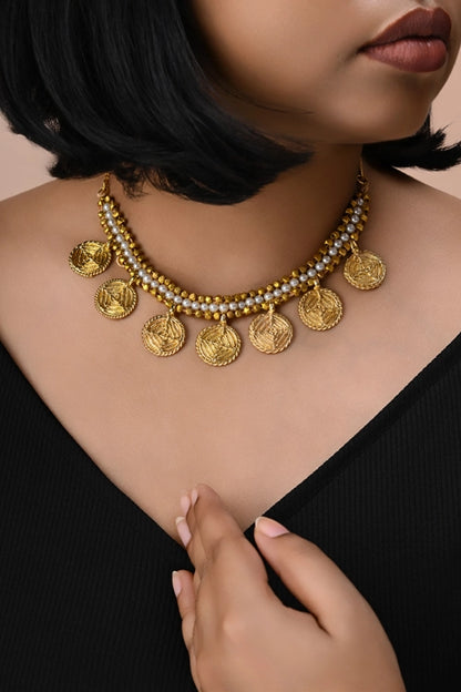 Miharu Zoya Dhokra Necklace