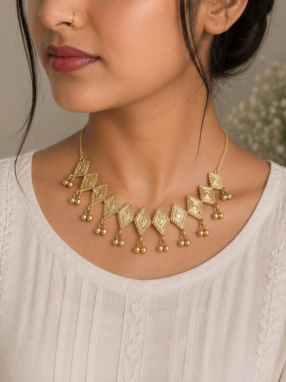 Miharu Aarika Dokra Necklace