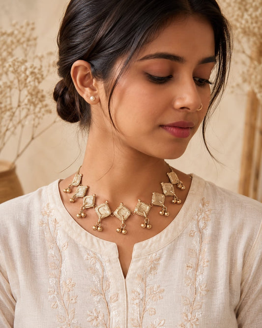 Miharu Prerna Dokra Necklace