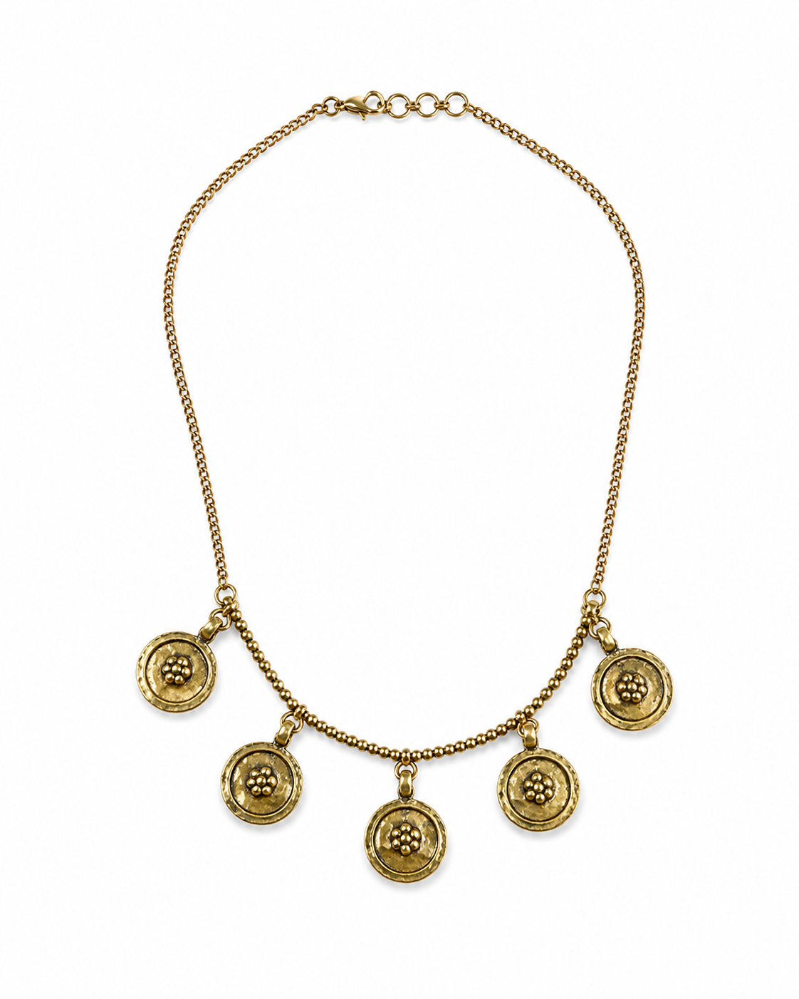 Miharu Panchika Dokra Necklace