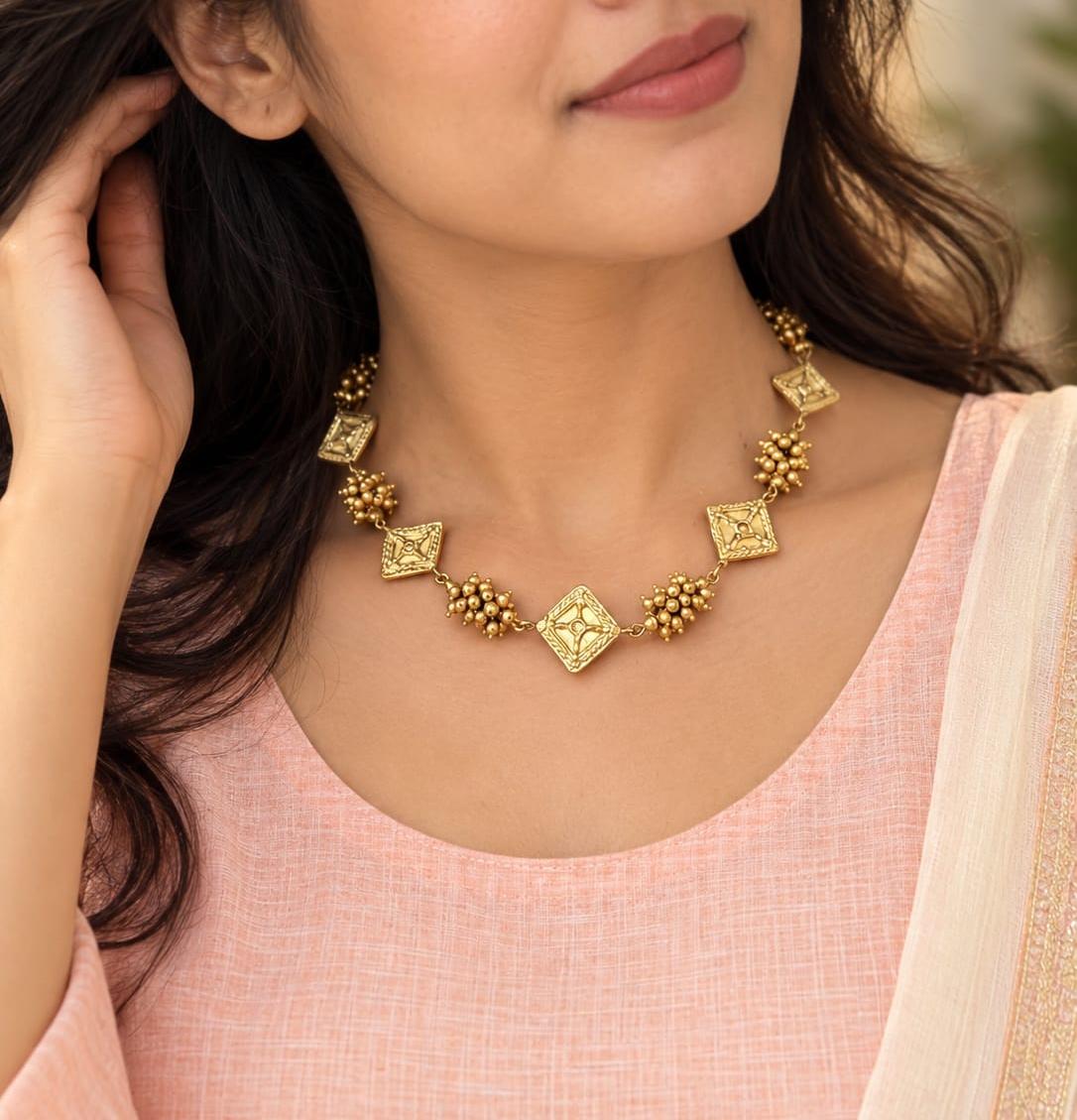 Miharu Gatha Dokra Necklace
