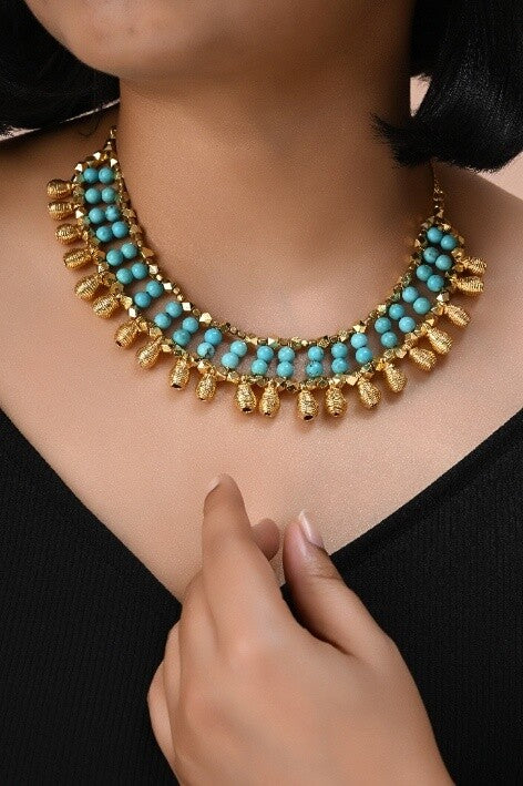 Miharu Ujwala Dhokra Necklace