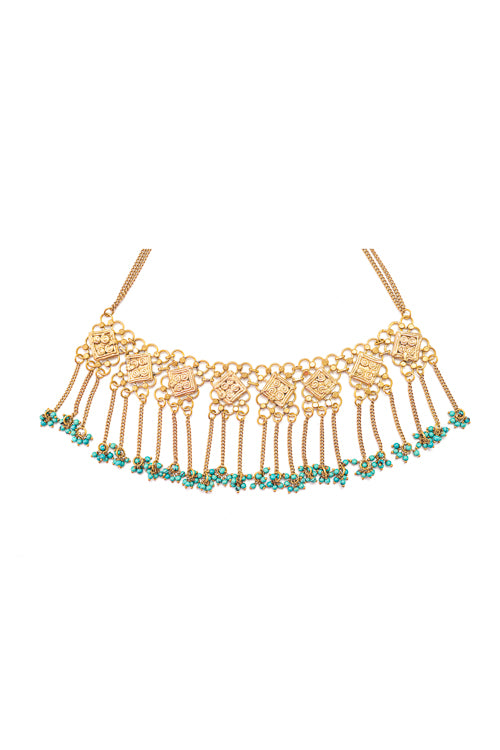 Dokra choker necklace