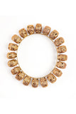Miharu Brass Shimmering Handmade Bracelet