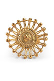 Miharu Round Cocktail Ring