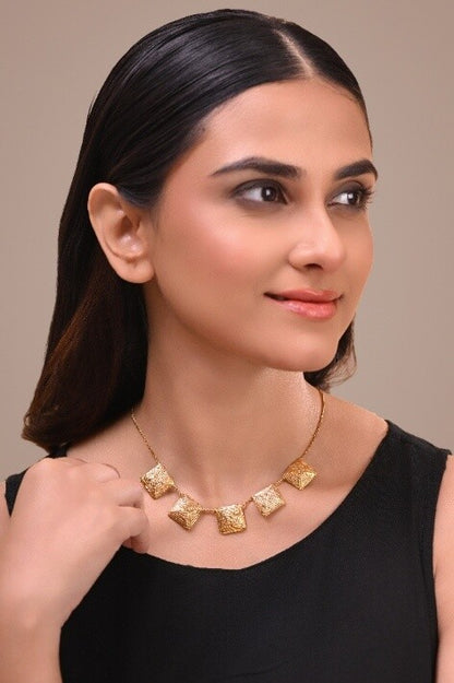 Miharu Vritti Dhokra Necklace