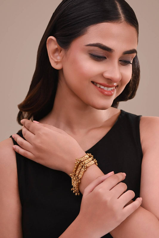 Miharu Arohi Brass Cuff